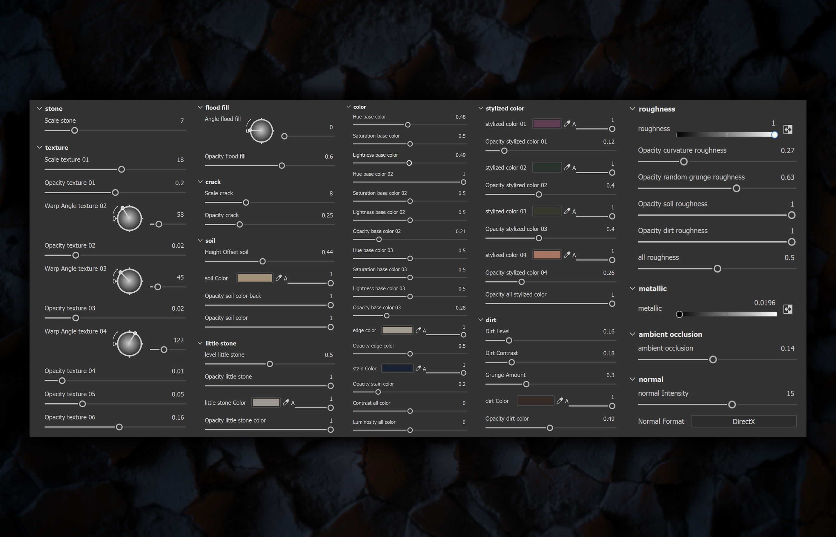 Stone Floor Material - VOL 12 - Maps - SBsar Texture_7