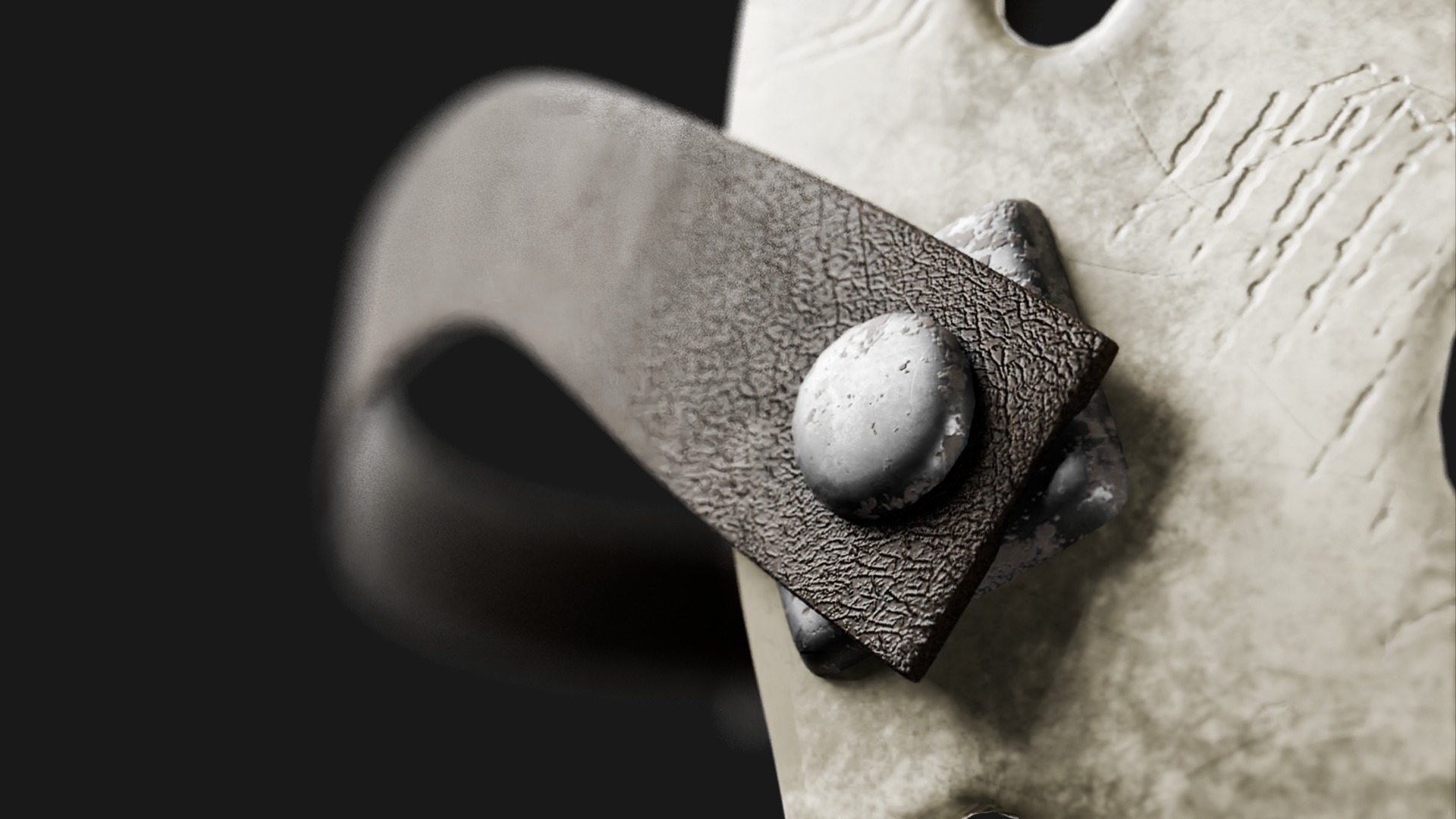 Jason Mask Low-poly 3D model_3