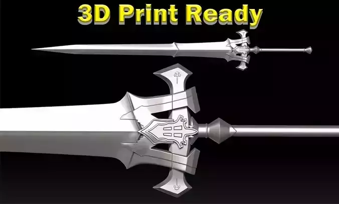 Clive Rosfield Invictus Sword STL - Final Fantasy 16 