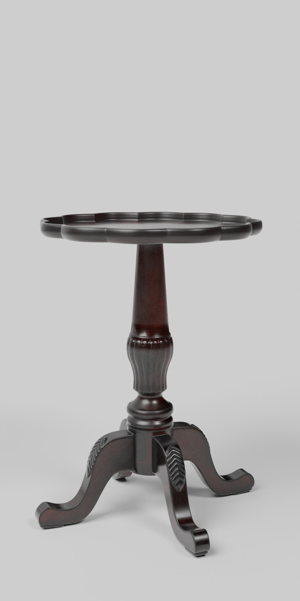 Dansby Olive Ash Side Table Low-poly 3D model_4