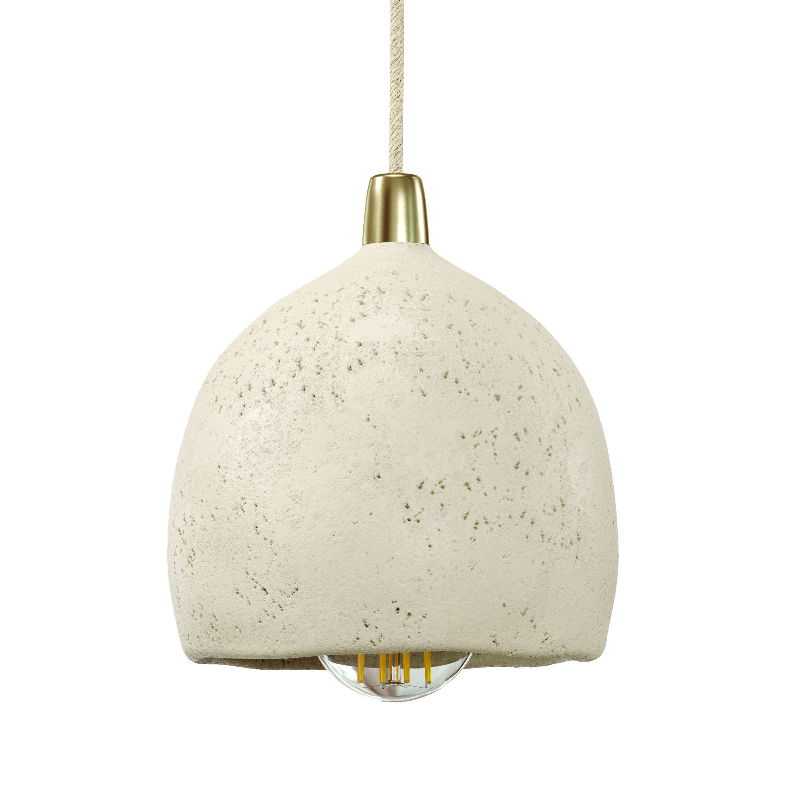 papier-mache ceiling lamp 3D model_1