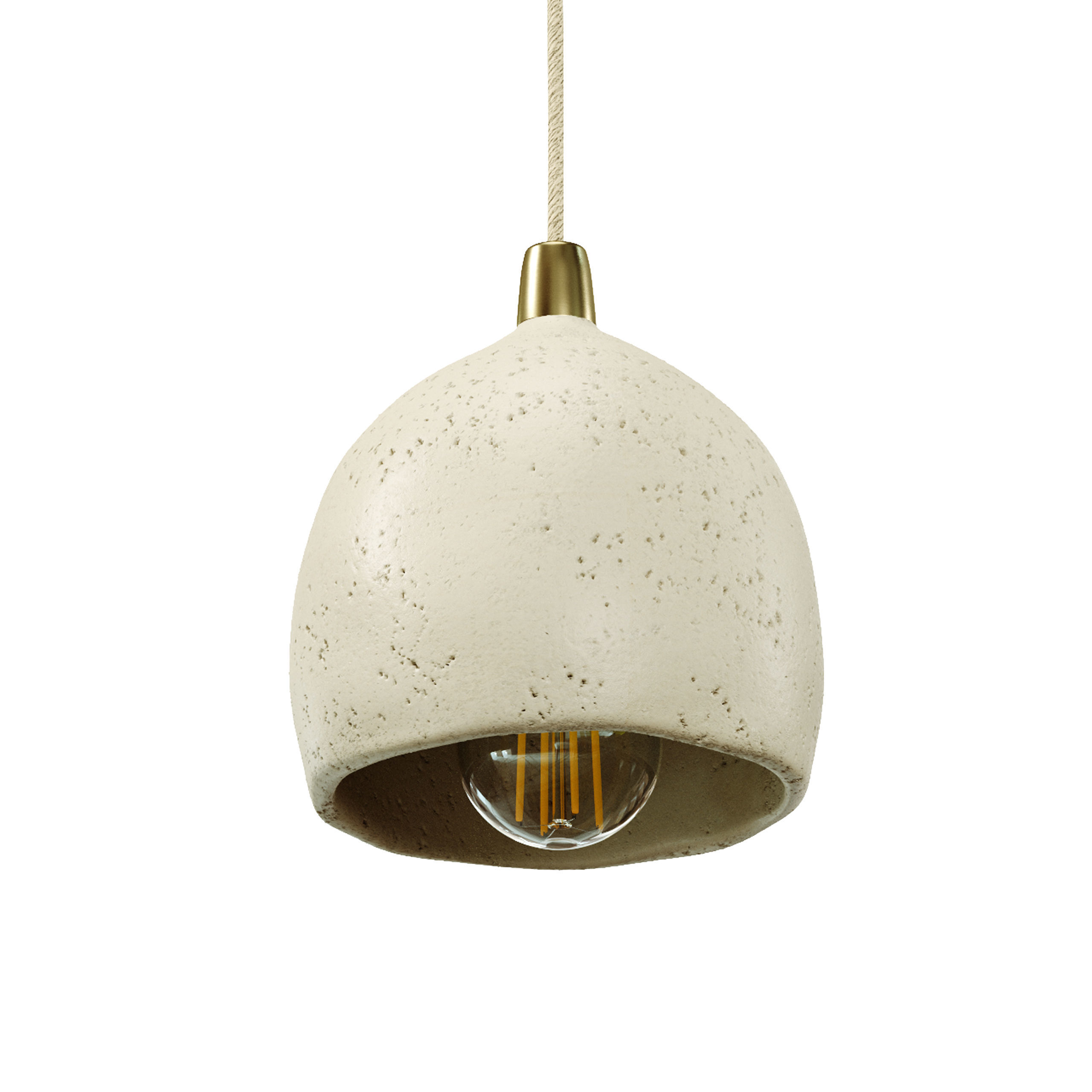 papier-mache ceiling lamp 3D model_4