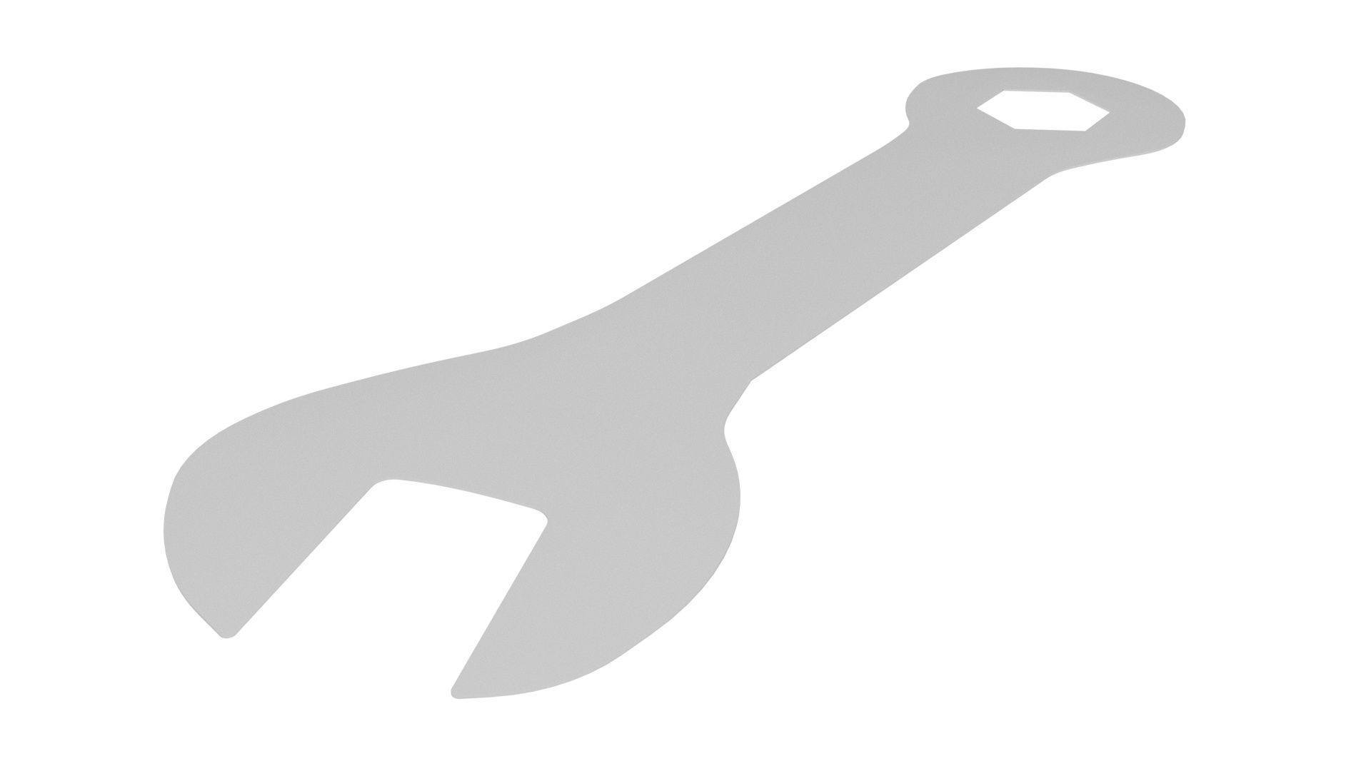 Mini Flat Wrench 3D model_7