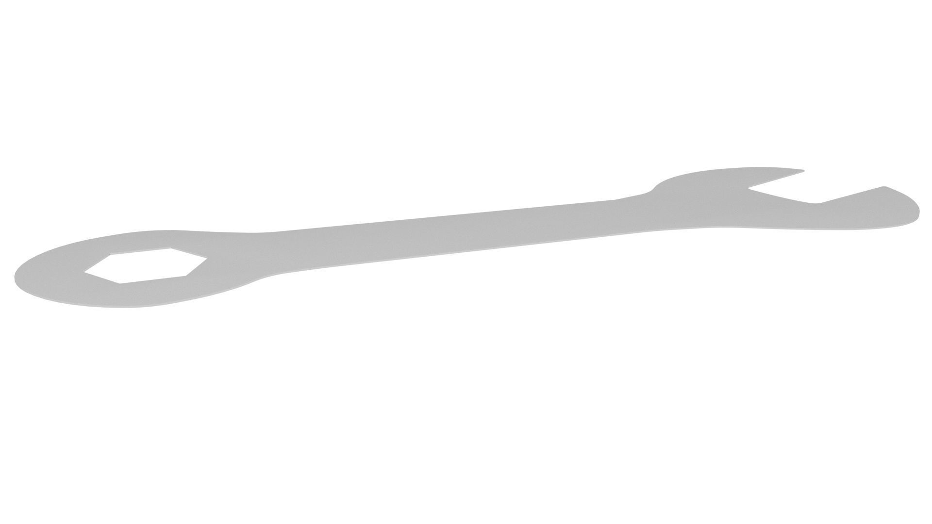 Mini Flat Wrench 3D model_9