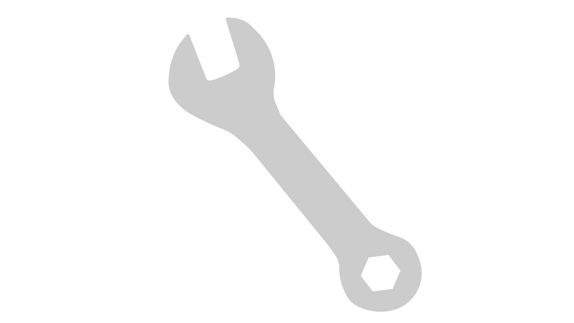 Mini Flat Wrench 3D model_11
