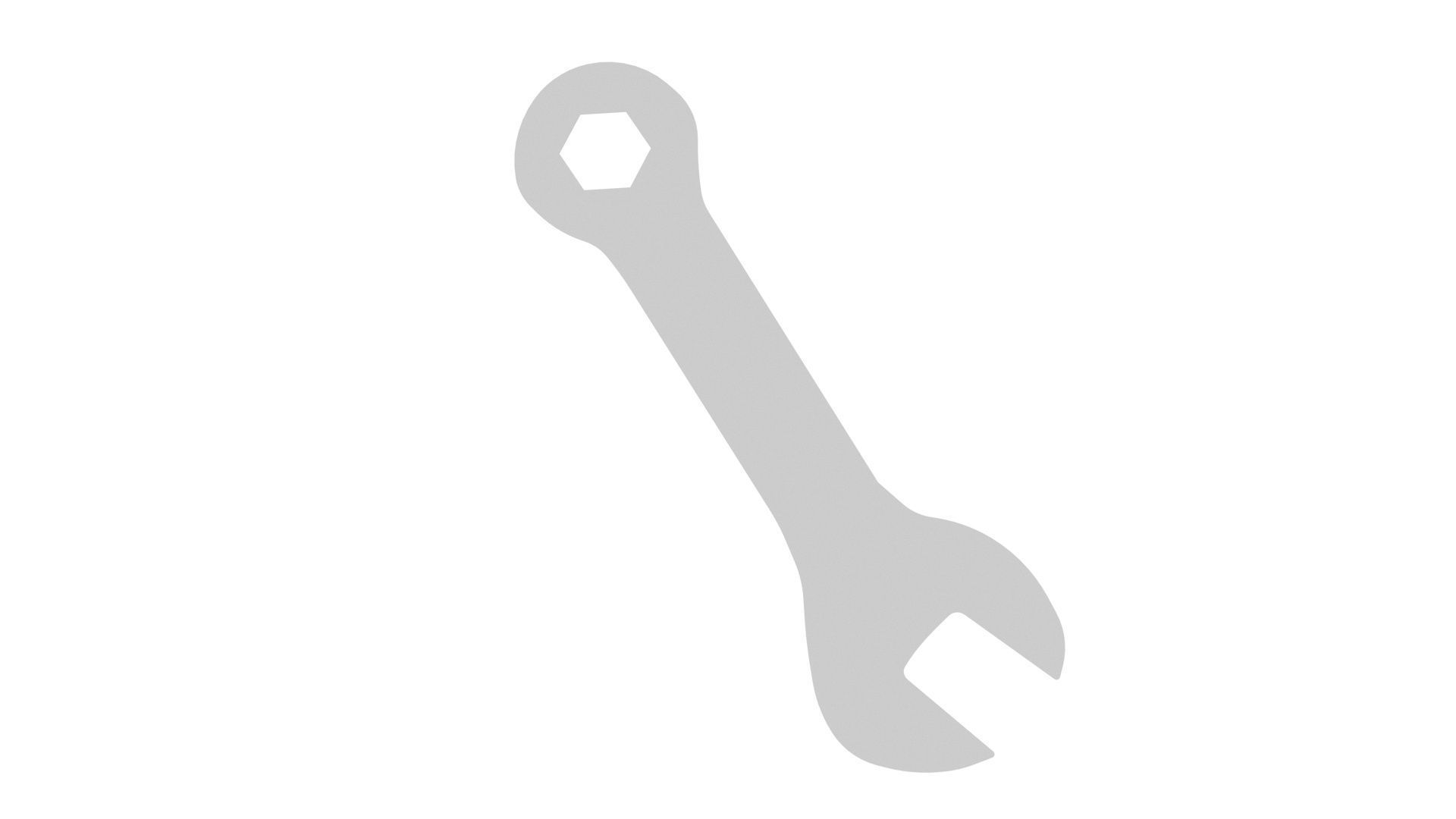 Mini Flat Wrench 3D model_10
