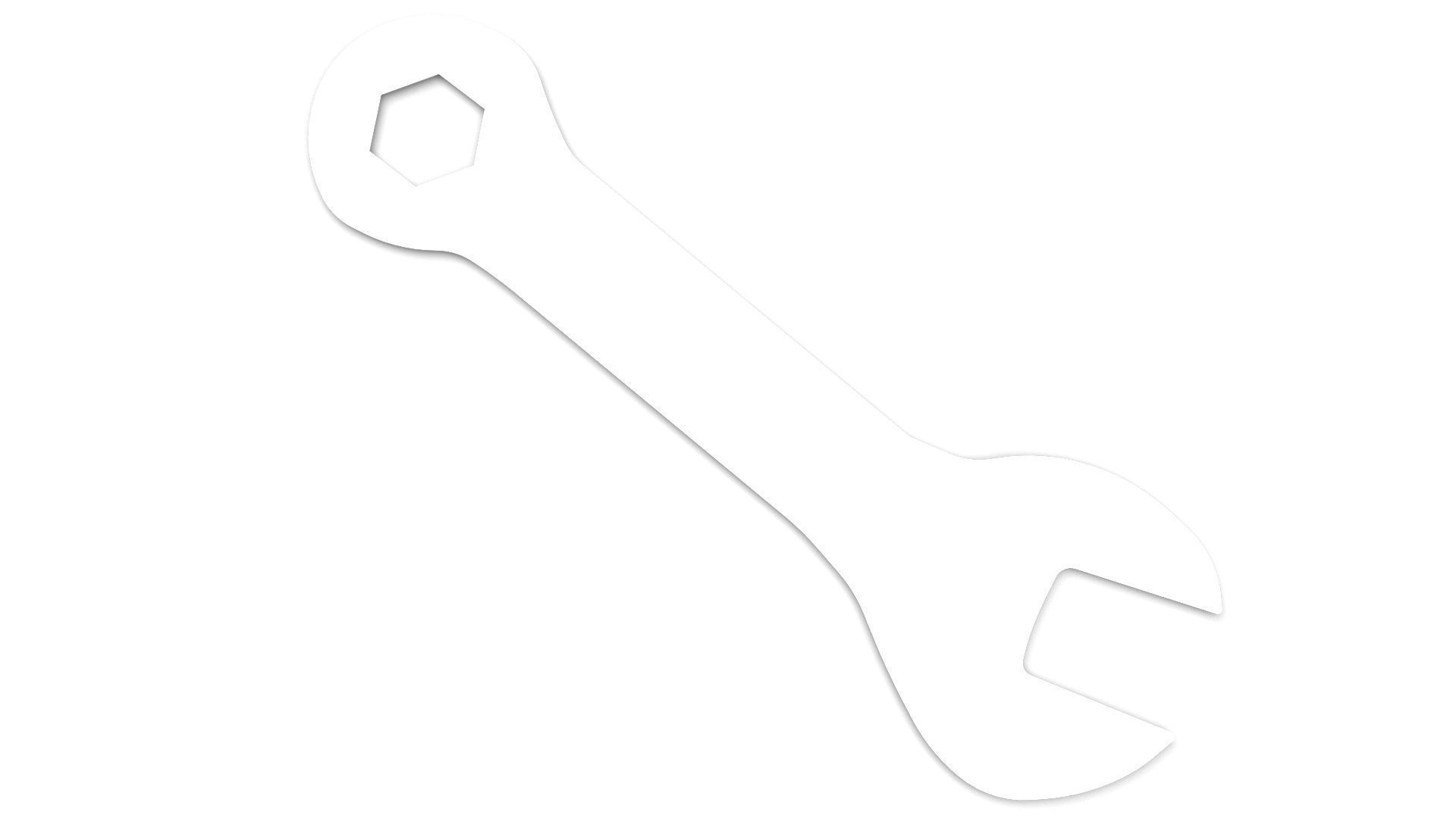 Mini Flat Wrench 3D model_3