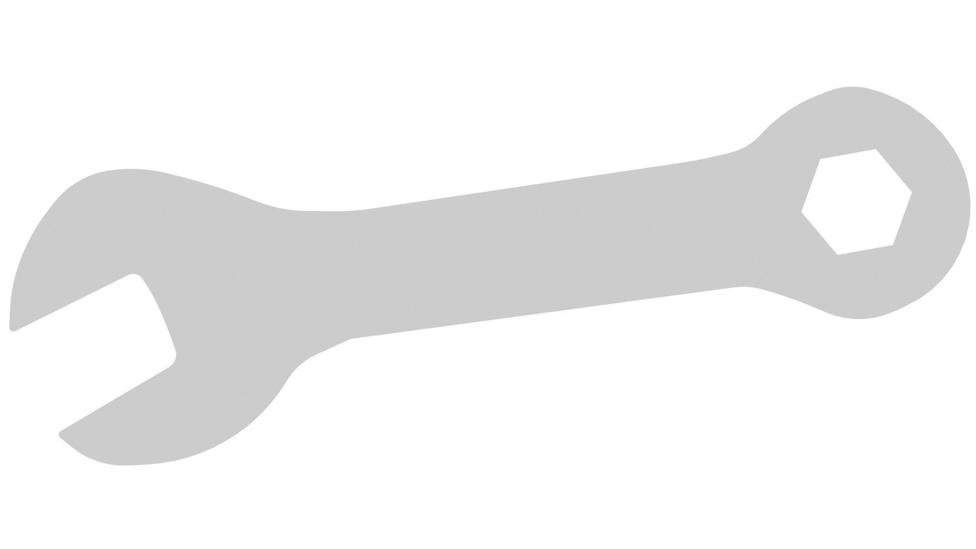 Mini Flat Wrench 3D model_13