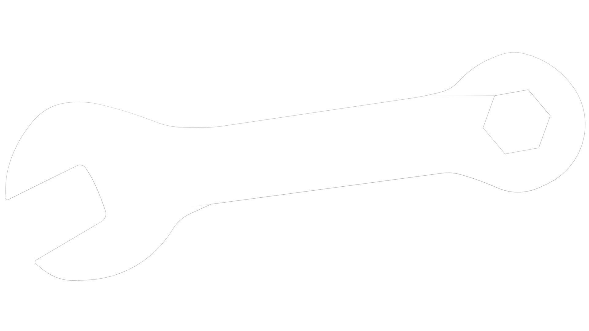 Mini Flat Wrench 3D model_22