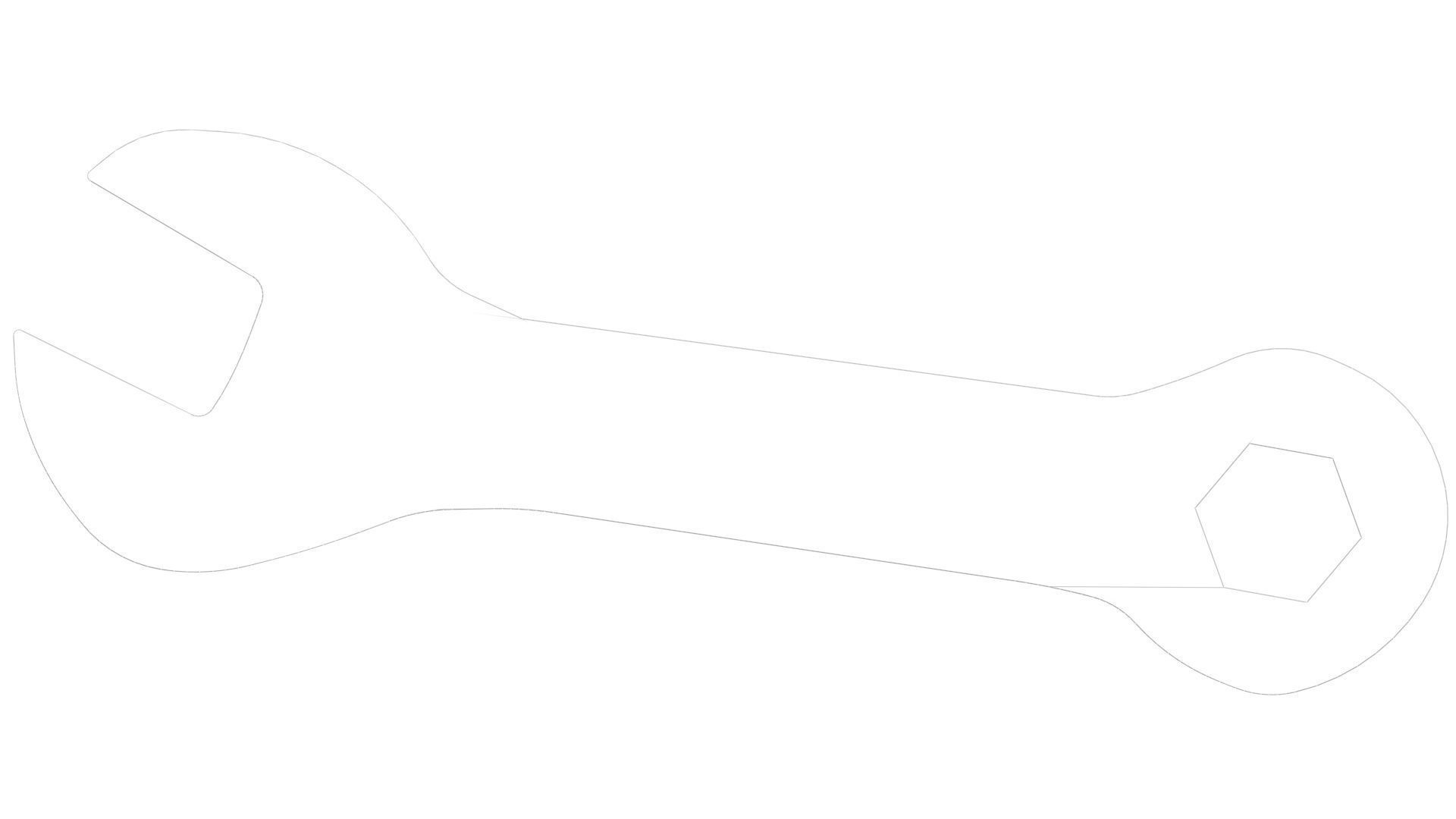 Mini Flat Wrench 3D model_23