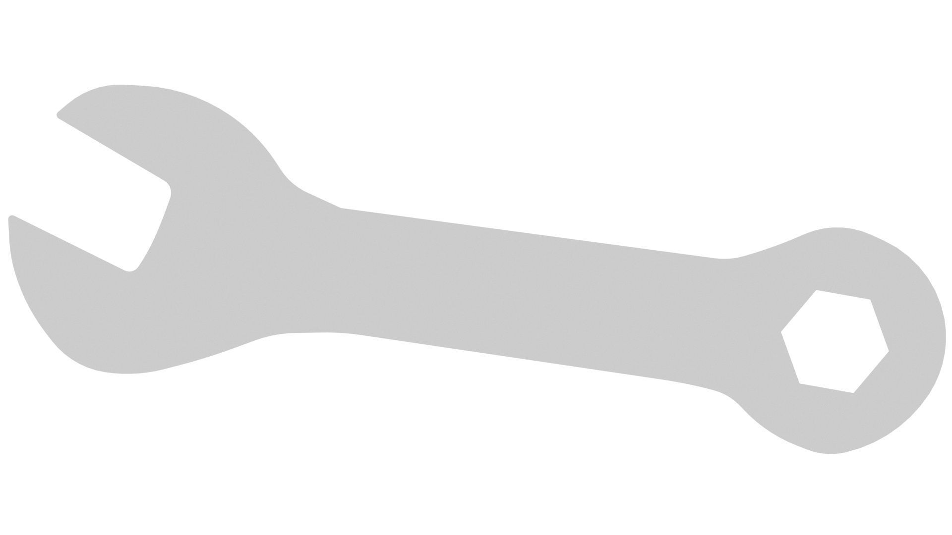 Mini Flat Wrench 3D model_14