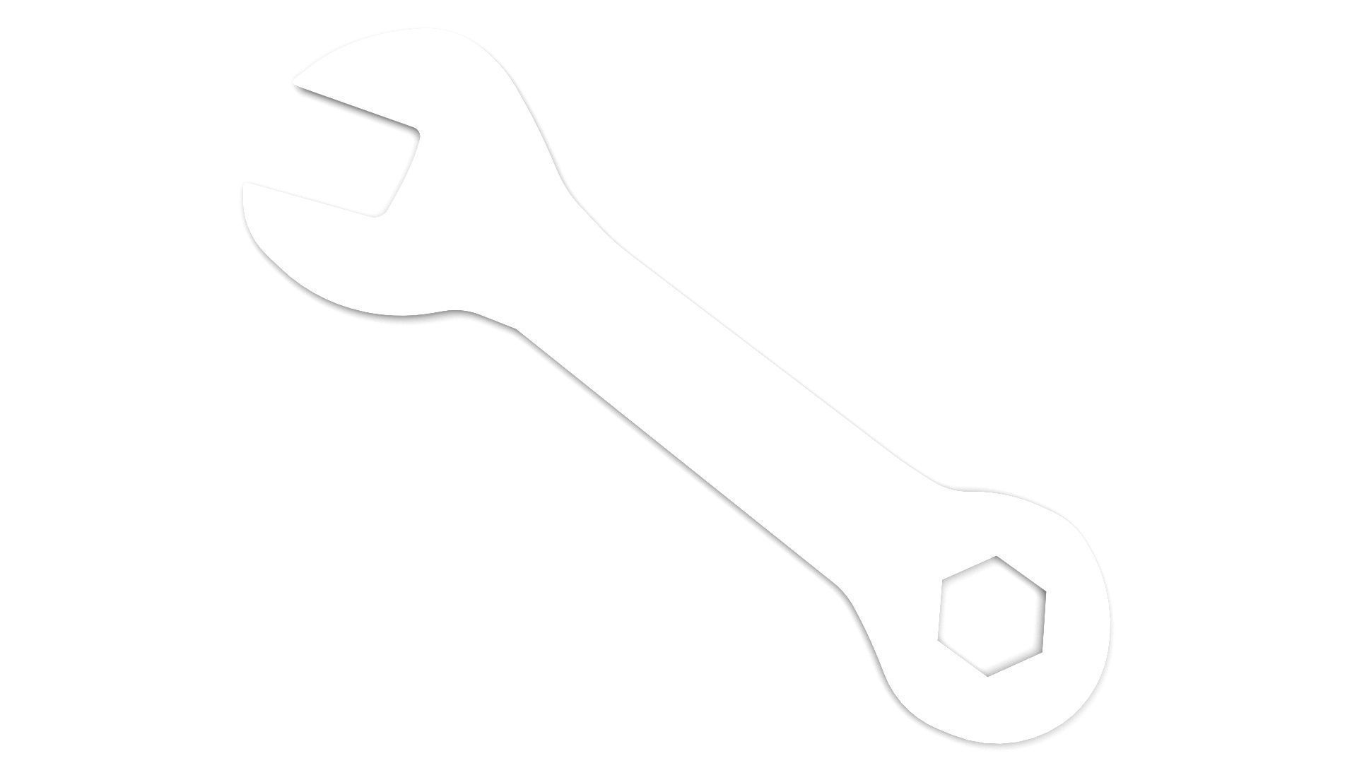 Mini Flat Wrench 3D model_1