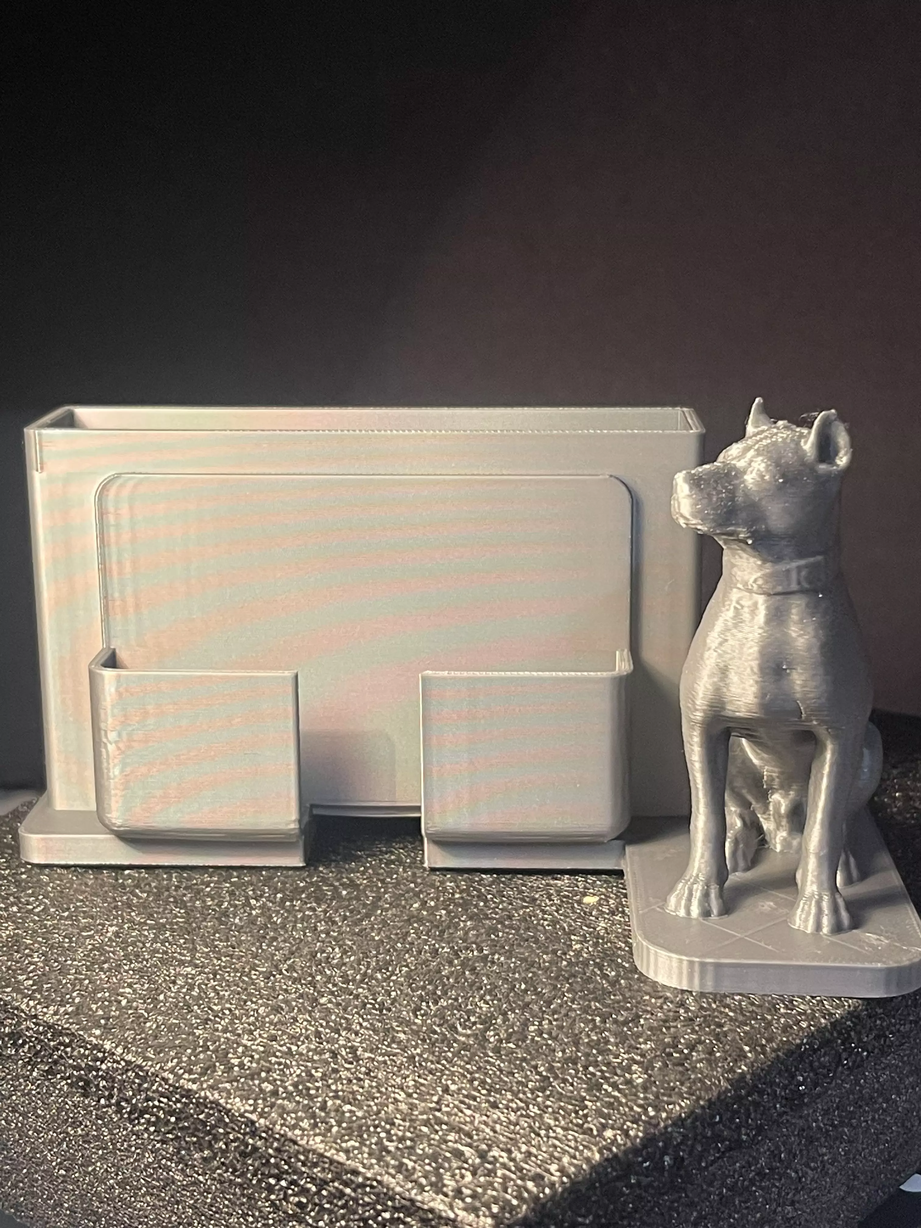 Pitbull cellphone notepad holder 3D print model