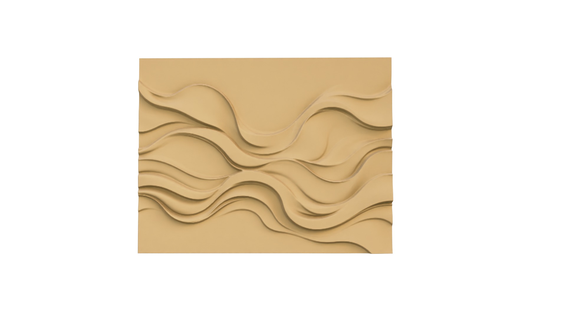 modern panel wall decor set wall relief mural CNC 83  3D model_3