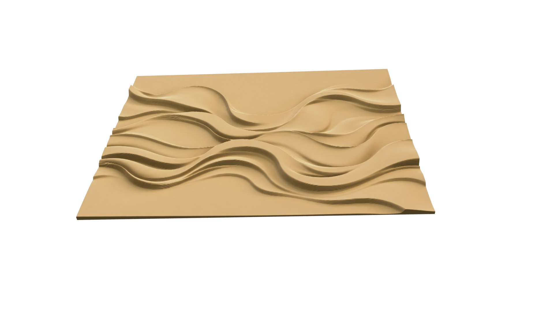modern panel wall decor set wall relief mural CNC 83  3D model_5