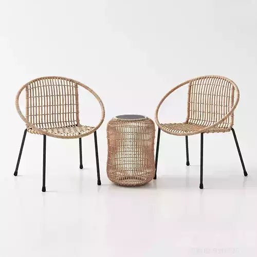 A casual Asian designer chair