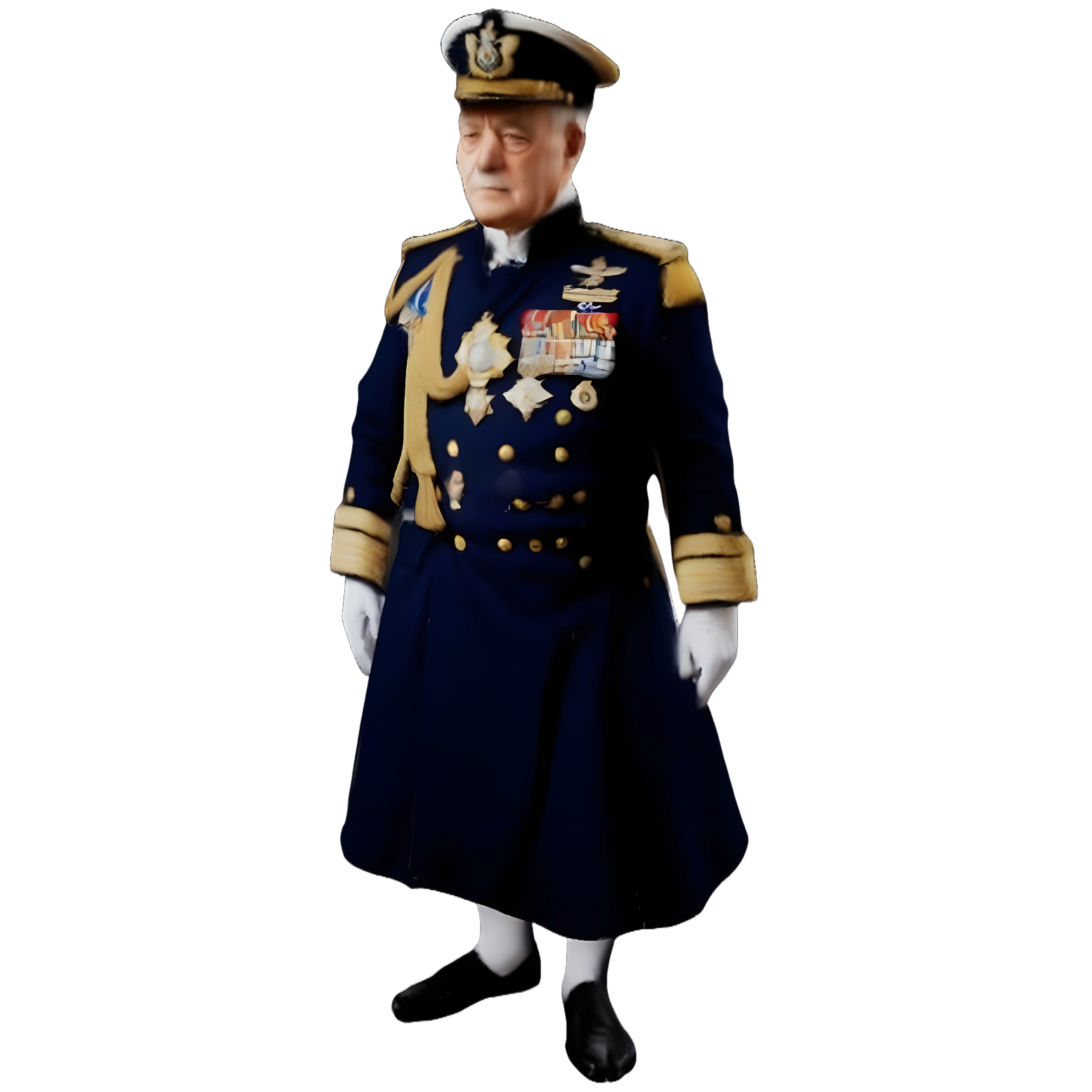 Naval Officer Figurine Collection 3D print model_2
