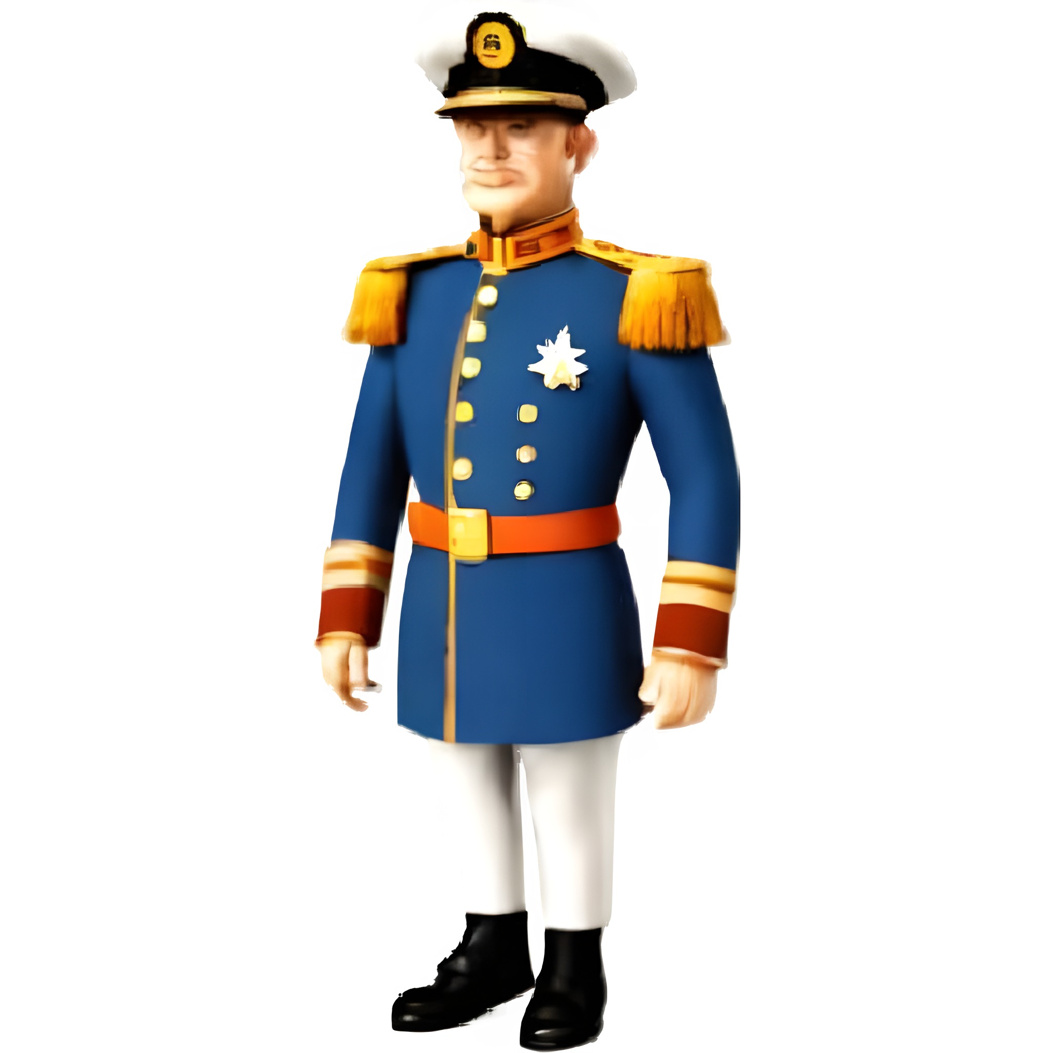Naval Officer Figurine Collection 3D print model_3