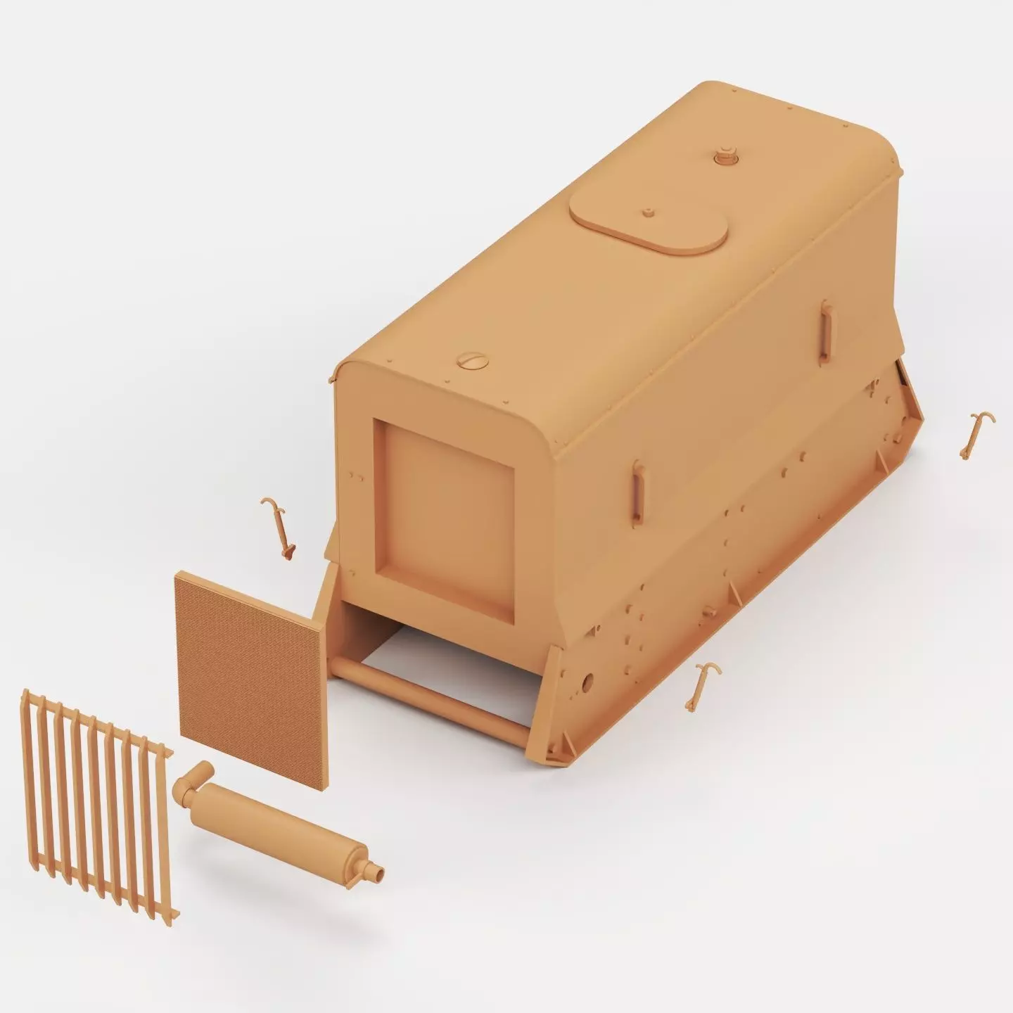 PE-95 generator early 3D print model_2