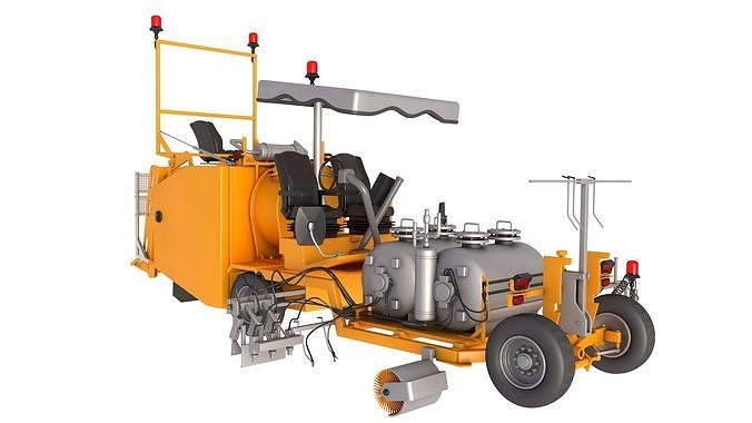 Road Marking Machine 3D model