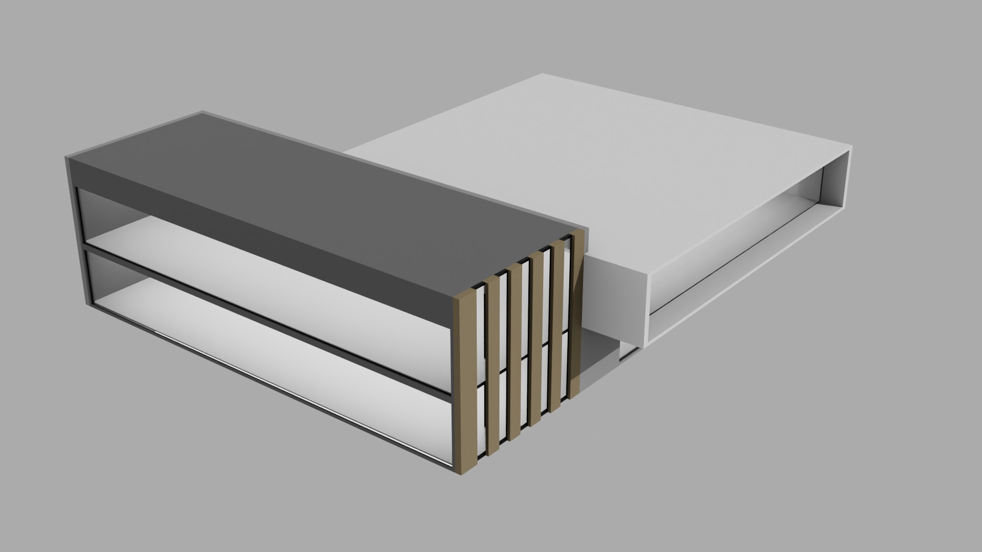 Modern house Free 3D model_4