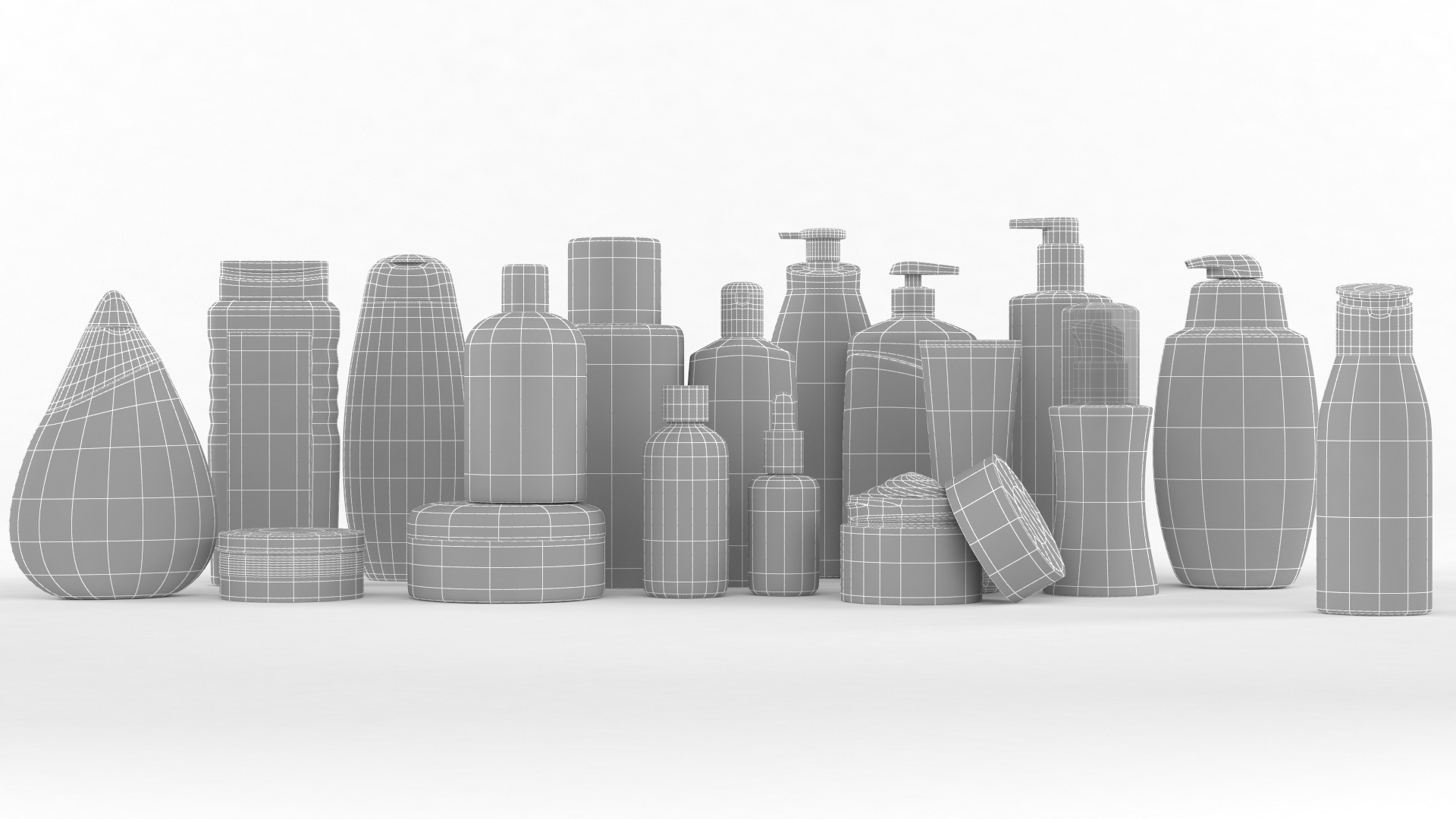 Plastic Bottle Collection 3D model_19
