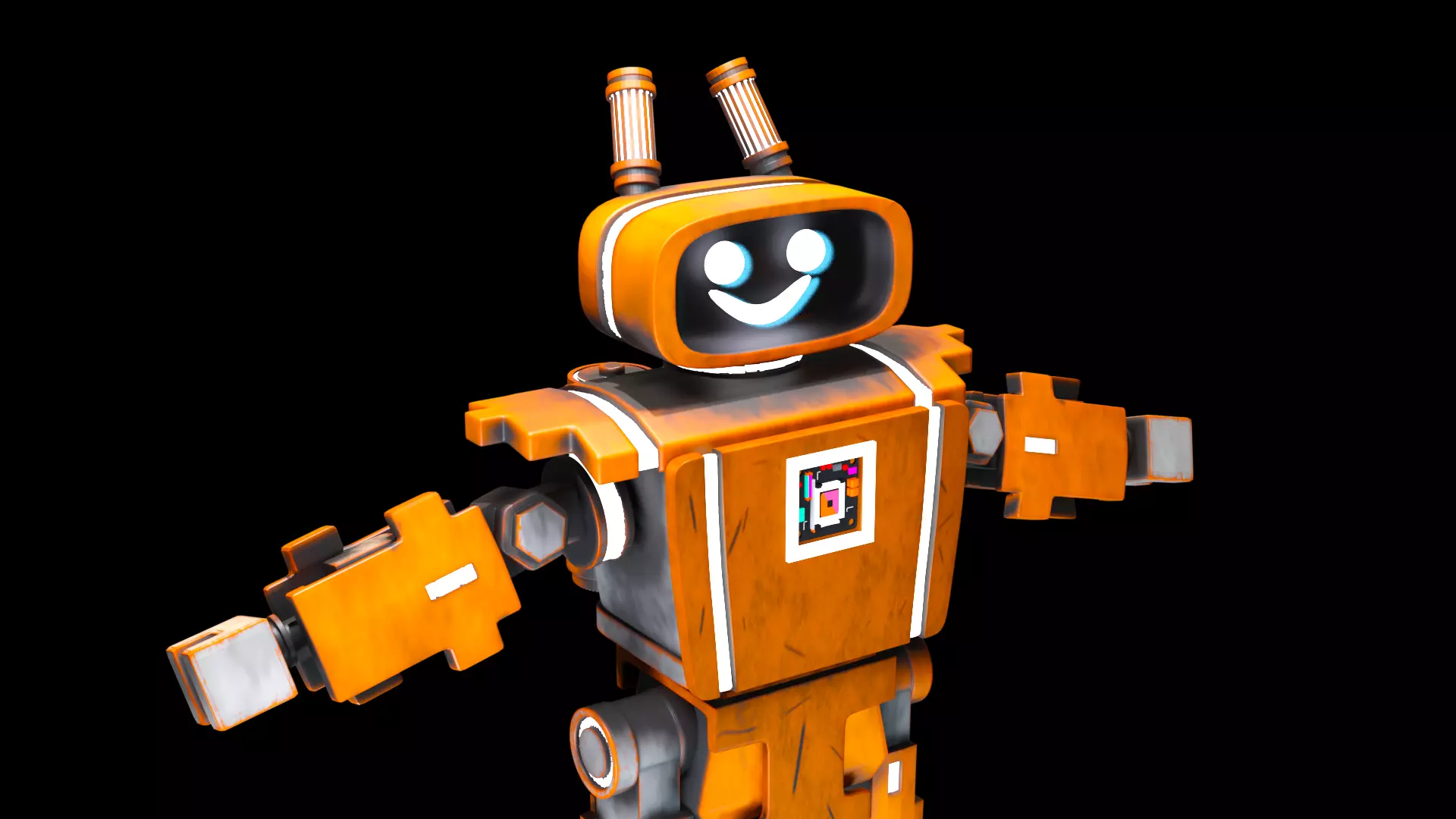  3D Palette Robot 3D model_0