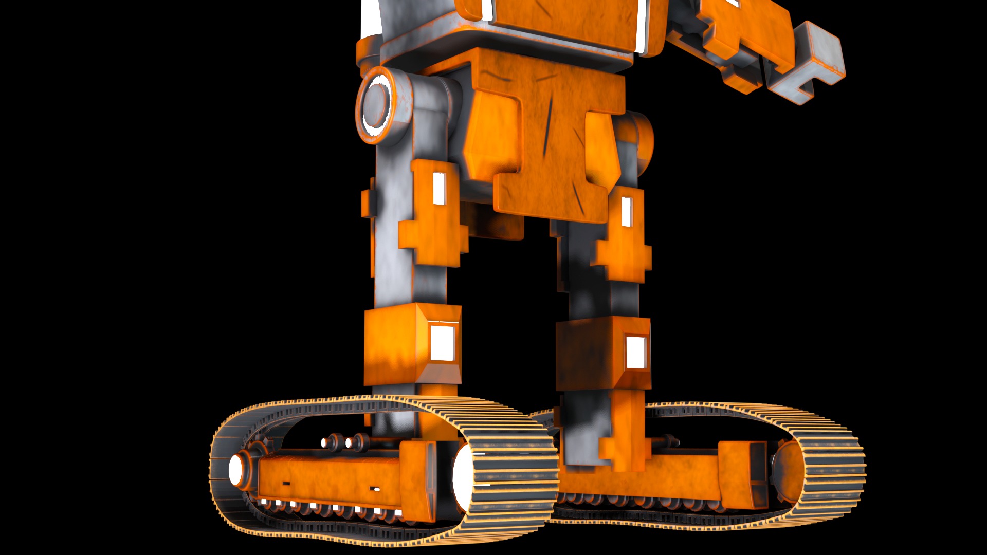  3D Palette Robot 3D model_5