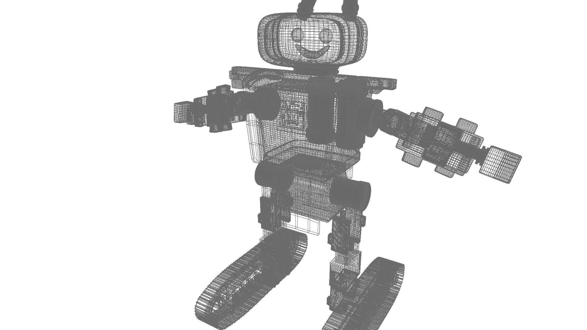  3D Palette Robot 3D model_7