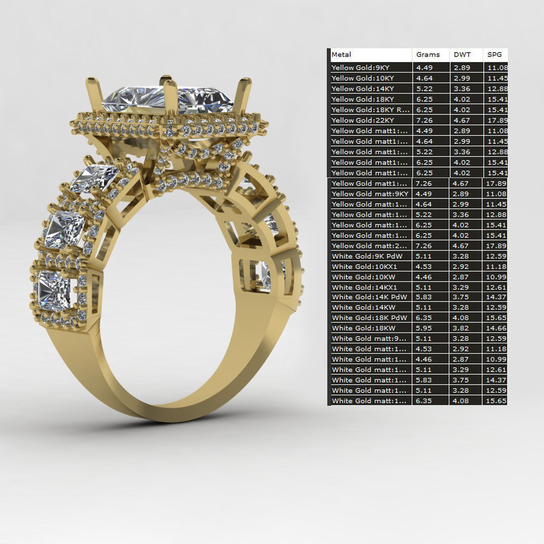 Wedding ring 04 3D print model_10
