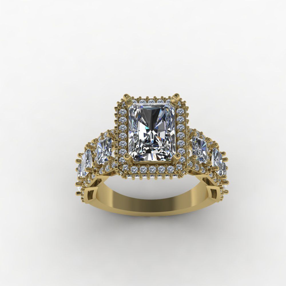 Wedding ring 04 3D print model_6