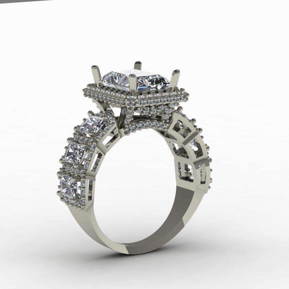 Wedding ring 04 3D print model_1