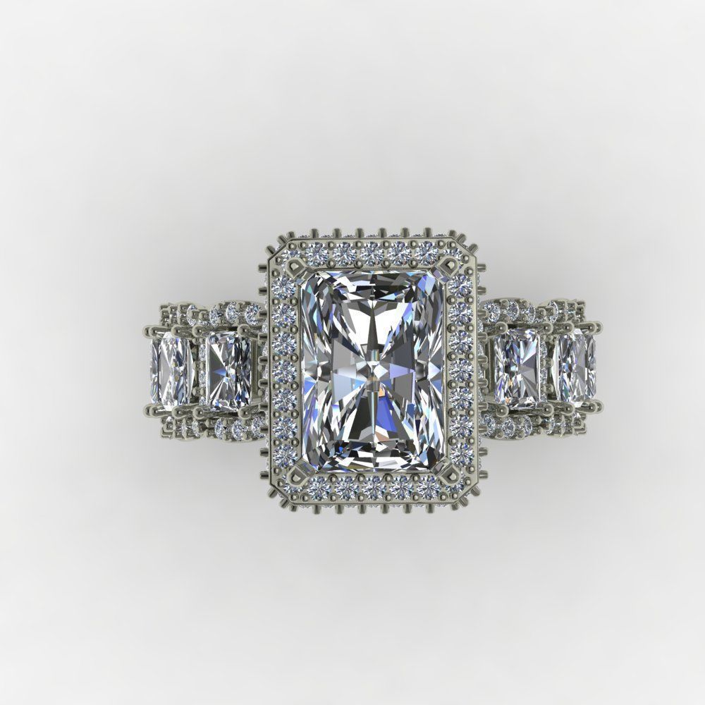 Wedding ring 04 3D print model_4