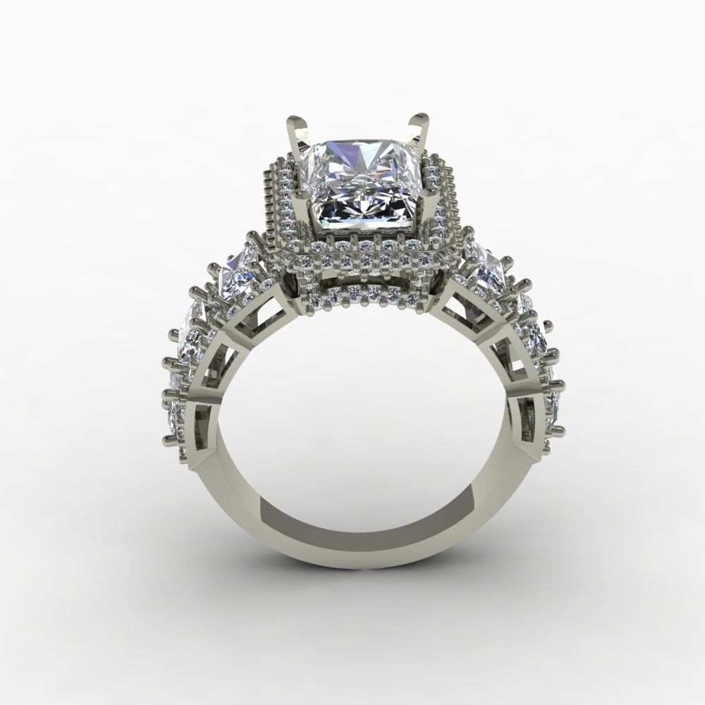 Wedding ring 04 3D print model_2