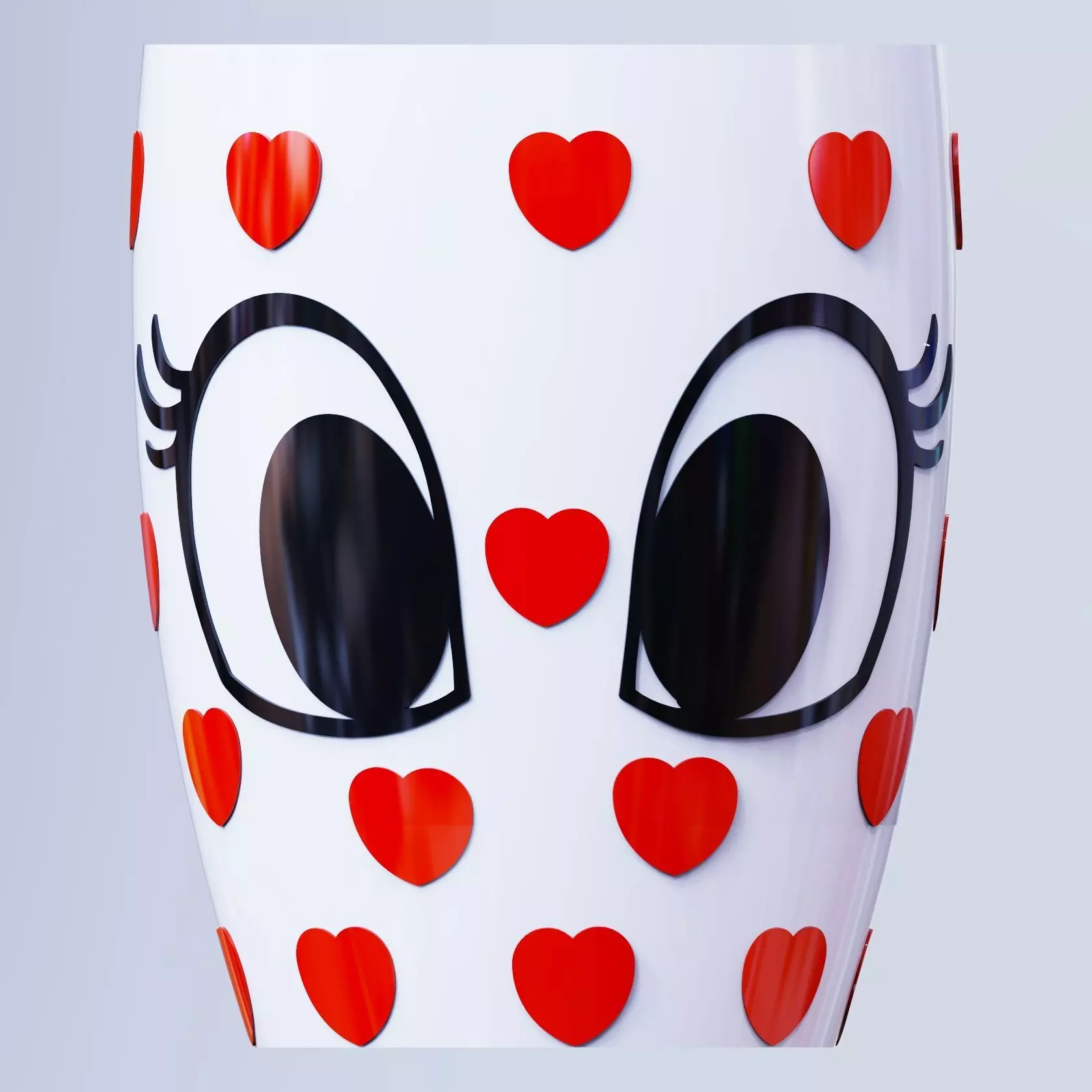 CiCi plant pot vase and pen stand 3D print model_0