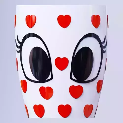 CiCi plant pot vase and pen stand 3D print model