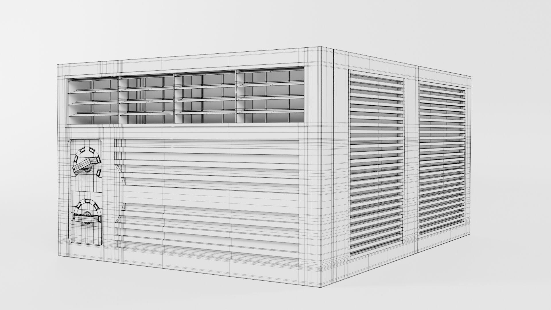 Aircon Window Type CG1 3D model_5