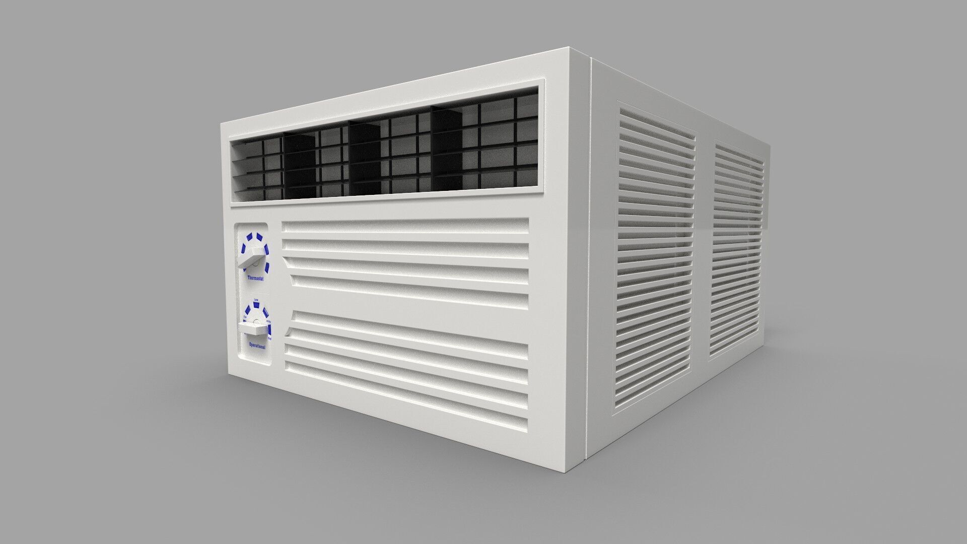 Aircon Window Type CG1 3D model_1