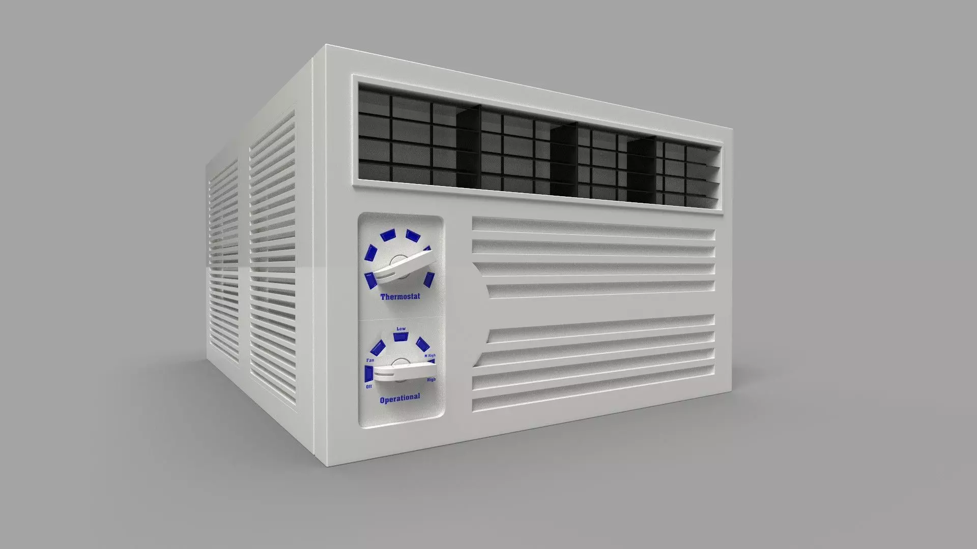 Aircon Window Type CG1 3D model_0