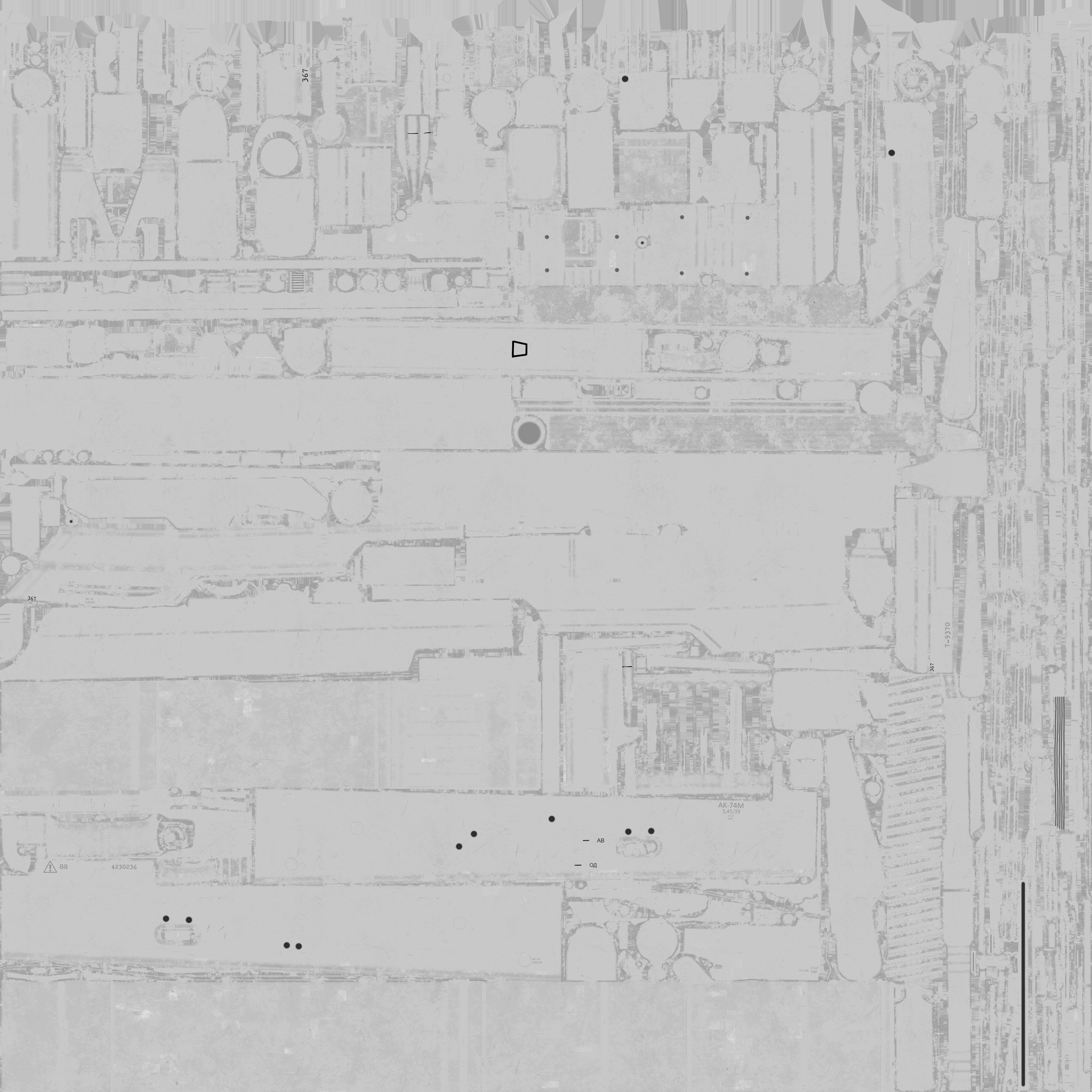 AK-74 assault riffle Low-poly Game ready Free low-poly 3D model_23