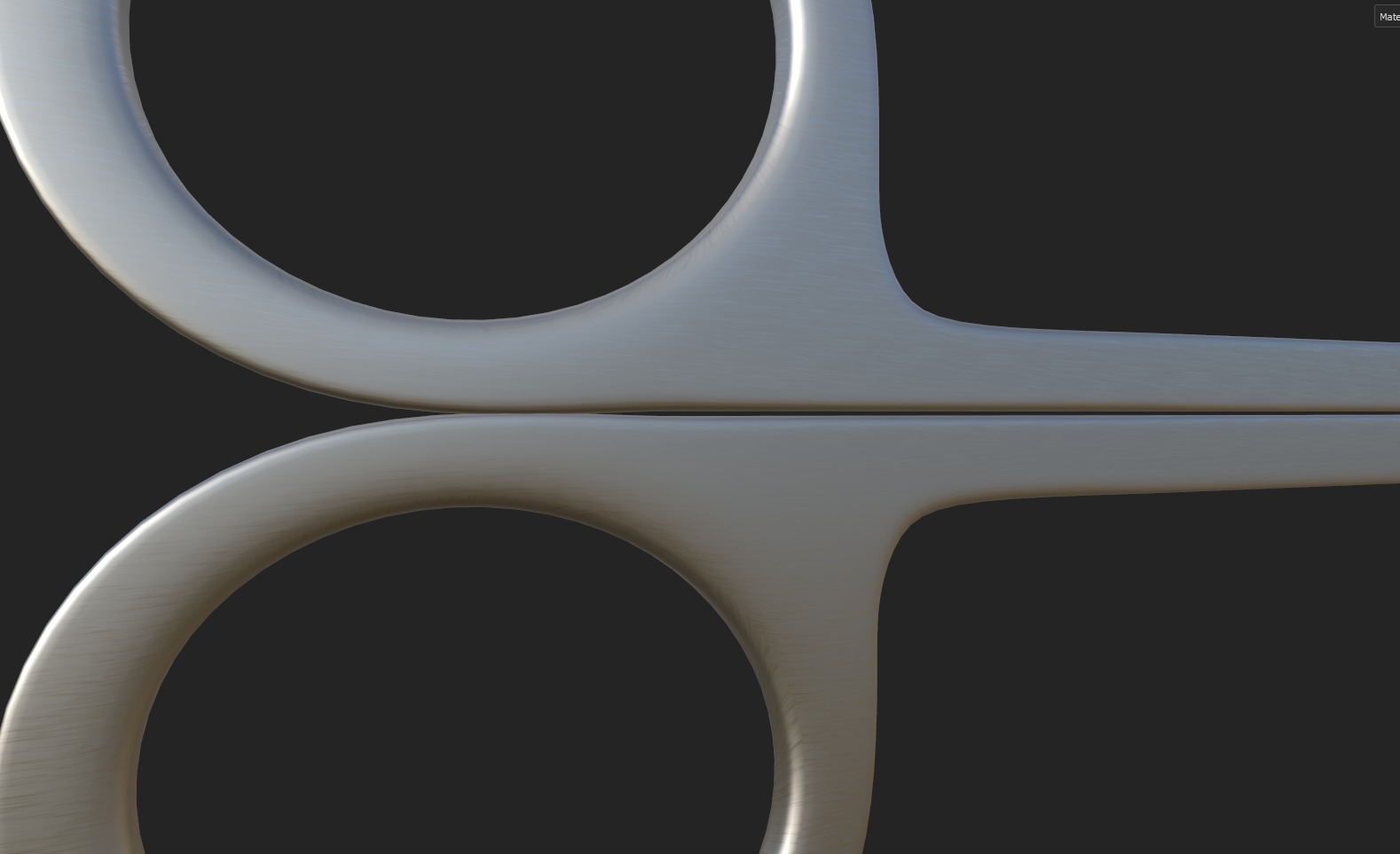 Medical Scissors Full Rigged  Low-poly 3D model_25