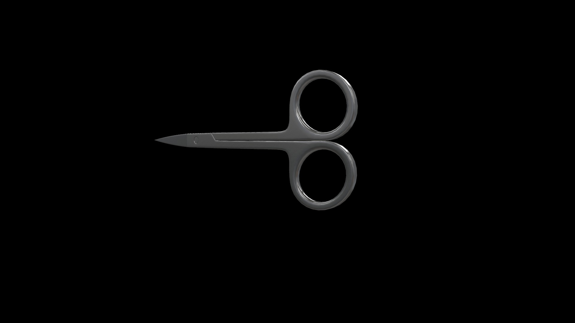 Medical Scissors Full Rigged  Low-poly 3D model_29