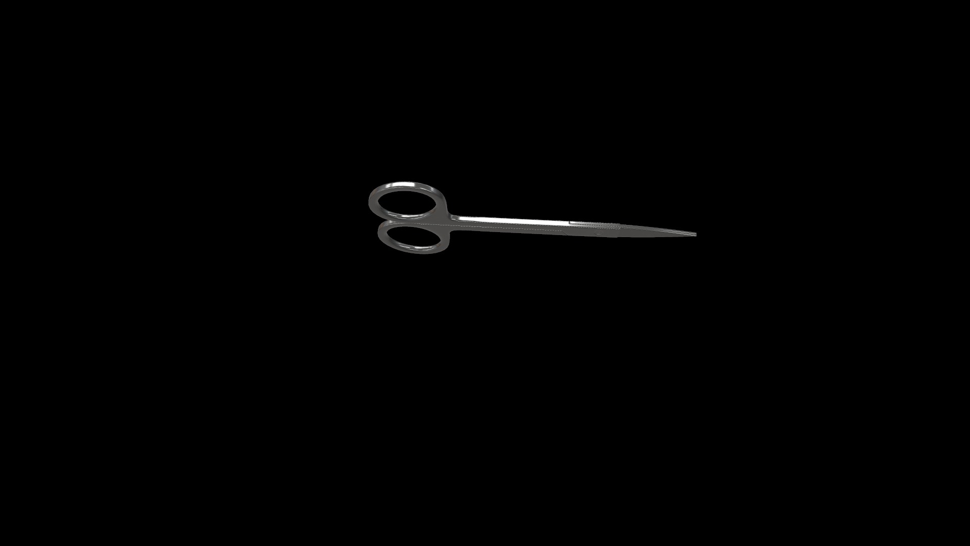 Medical Scissors Full Rigged  Low-poly 3D model_38