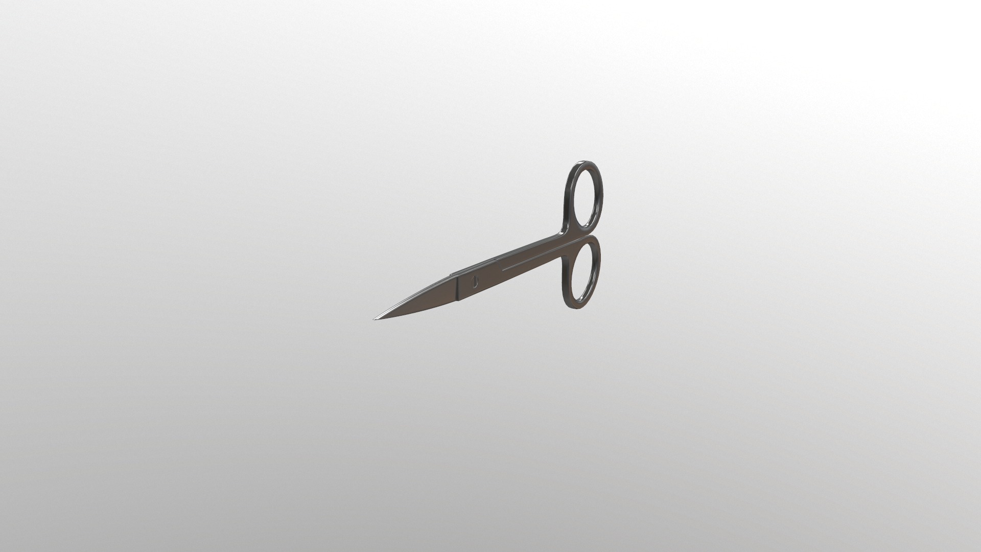 Medical Scissors Full Rigged  Low-poly 3D model_45