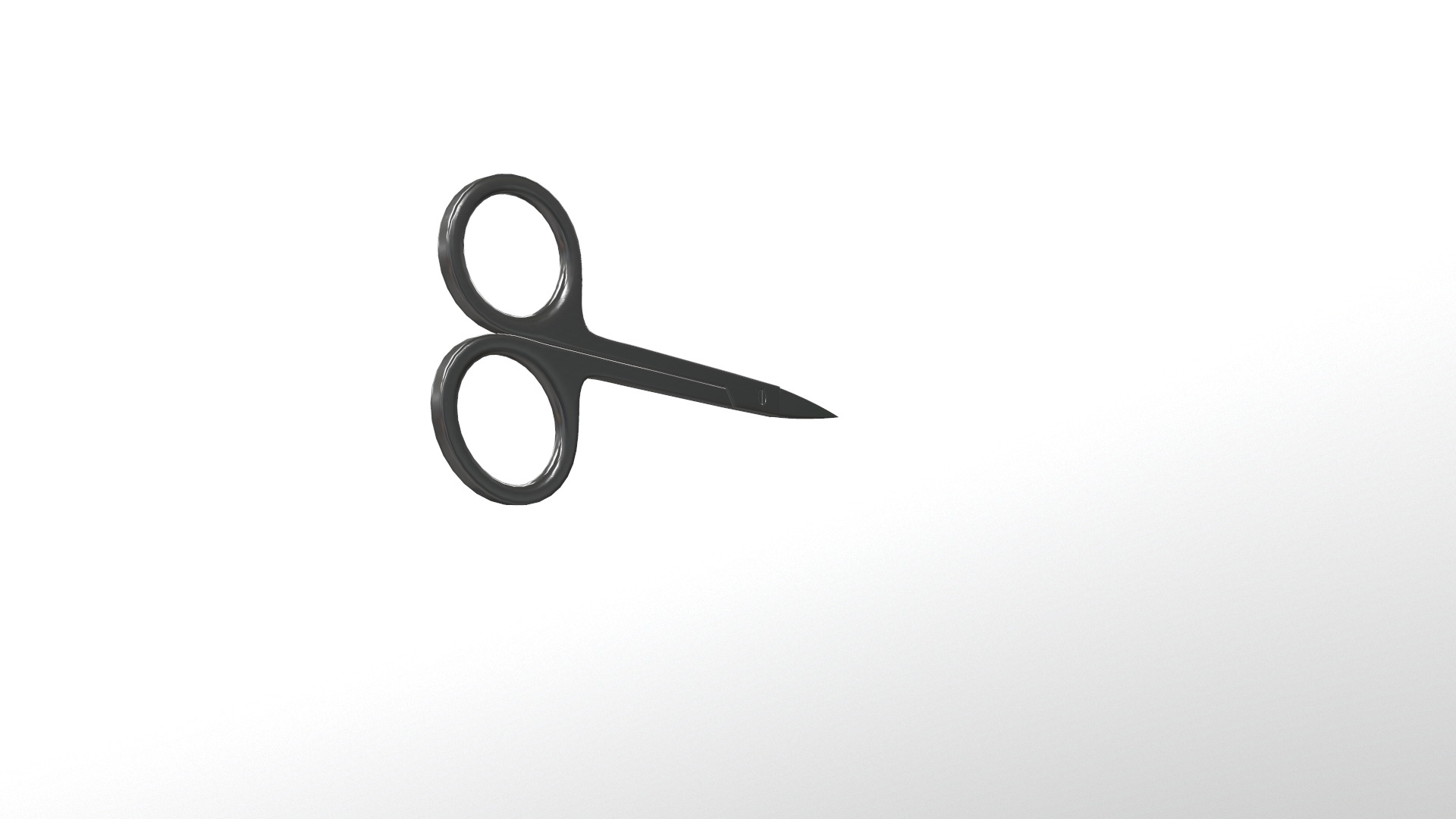 Medical Scissors Full Rigged  Low-poly 3D model_49