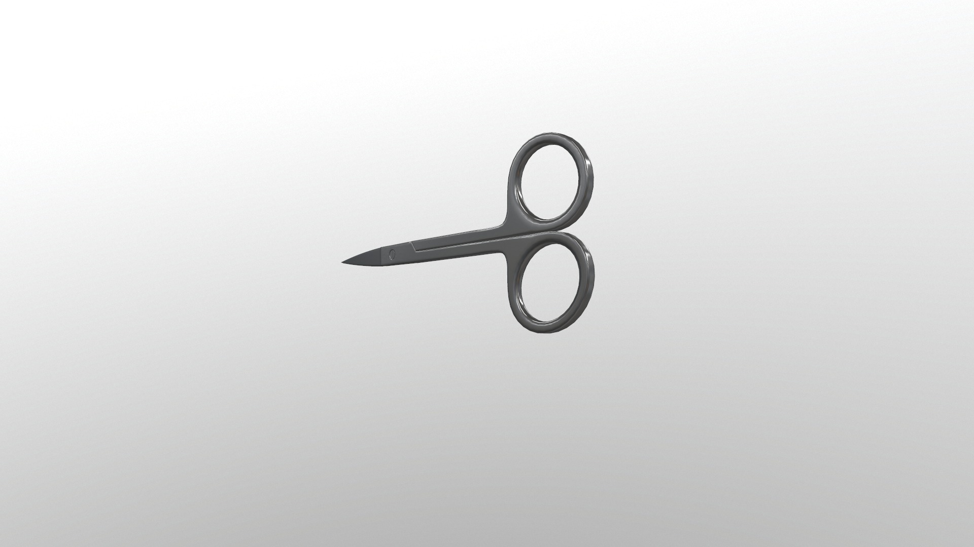 Medical Scissors Full Rigged  Low-poly 3D model_41