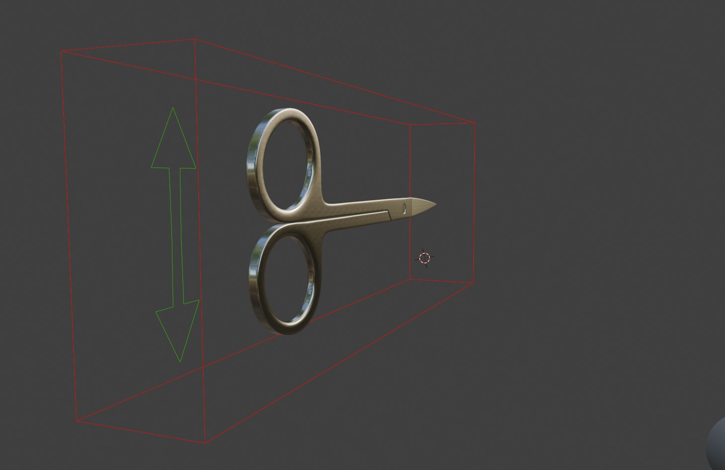 Medical Scissors Full Rigged  Low-poly 3D model_7