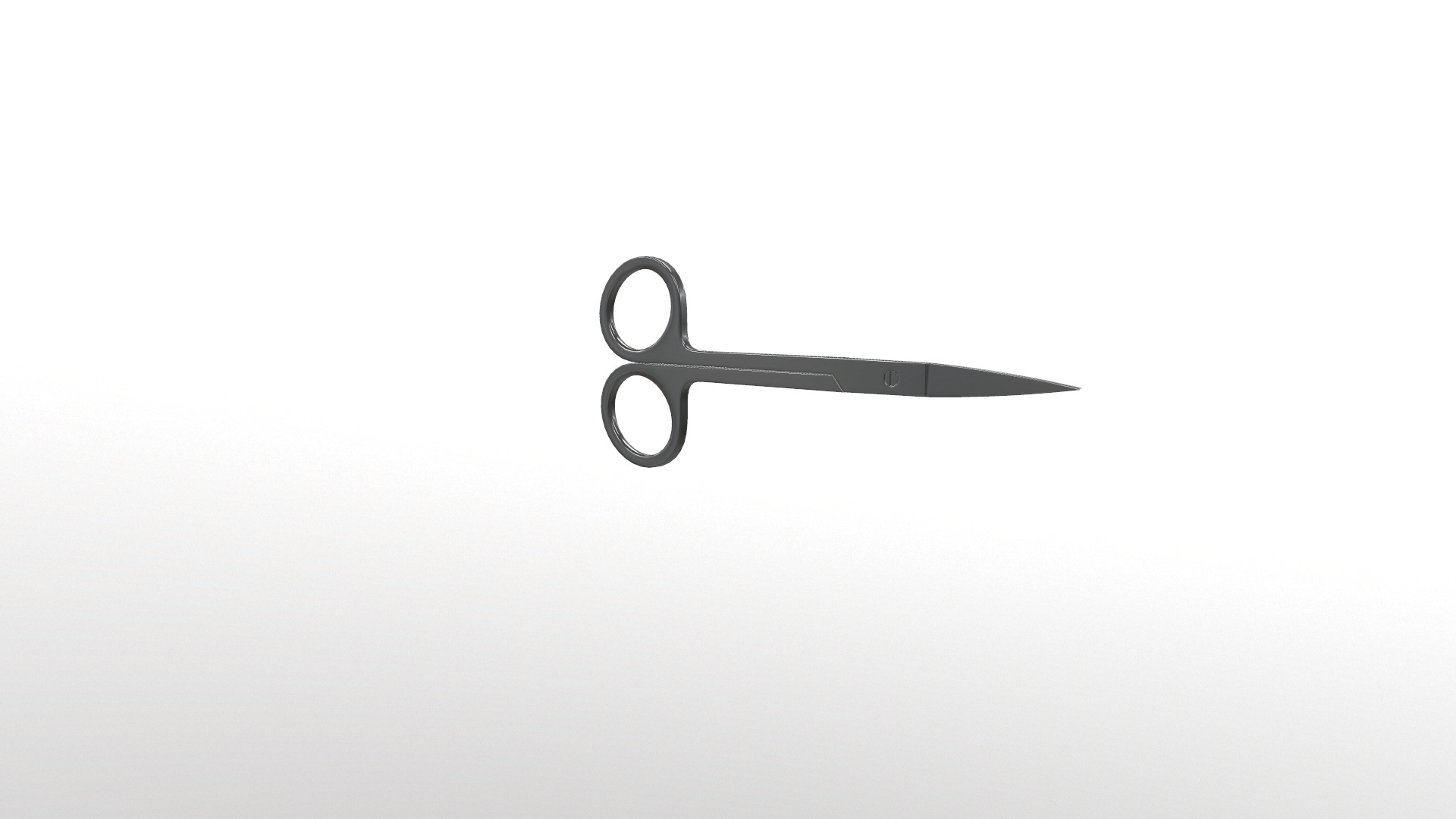 Medical Scissors Full Rigged  Low-poly 3D model_43