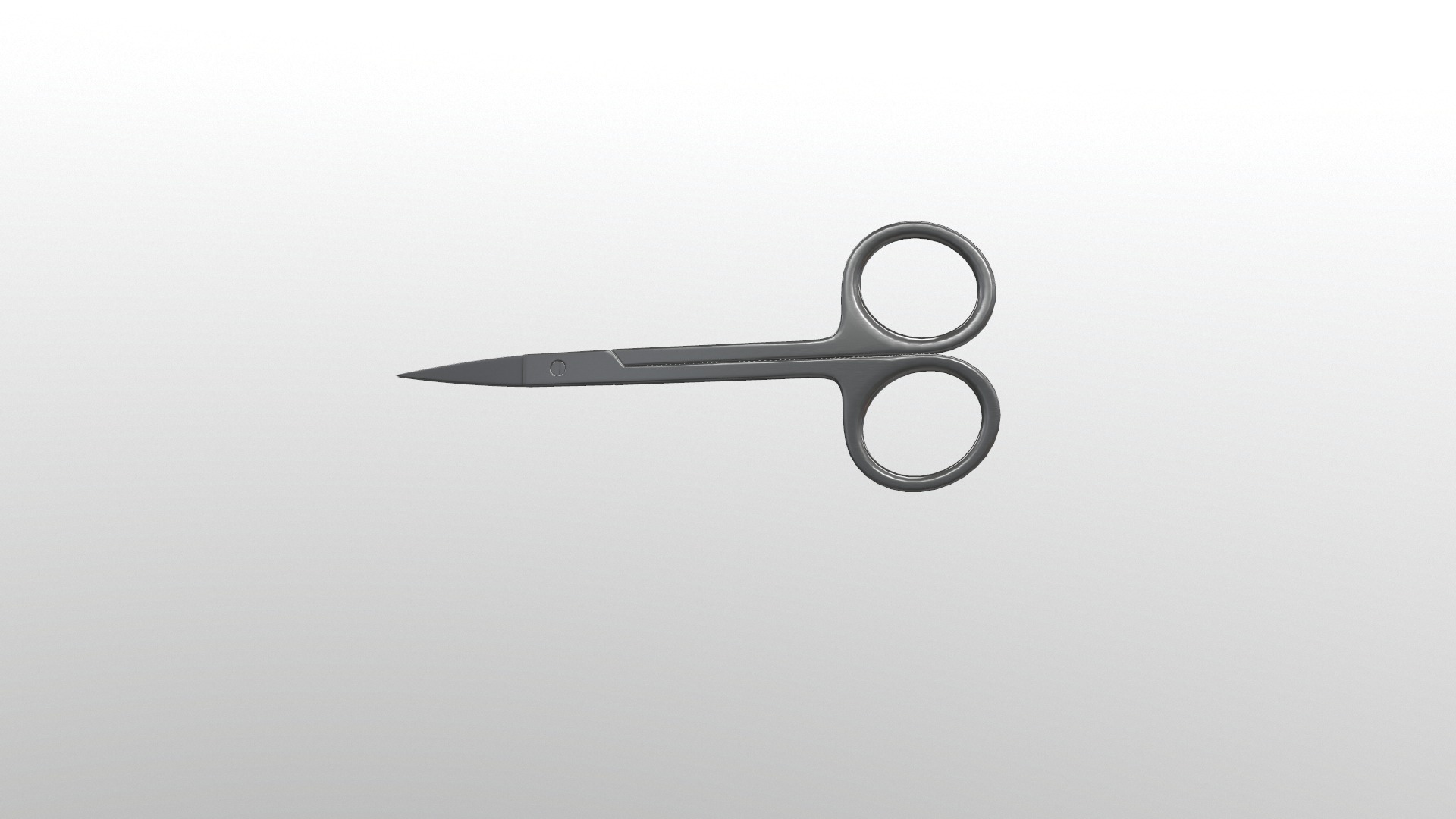 Medical Scissors Full Rigged  Low-poly 3D model_40