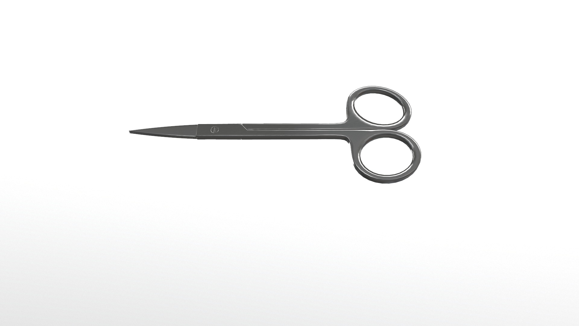 Medical Scissors Full Rigged  Low-poly 3D model_46